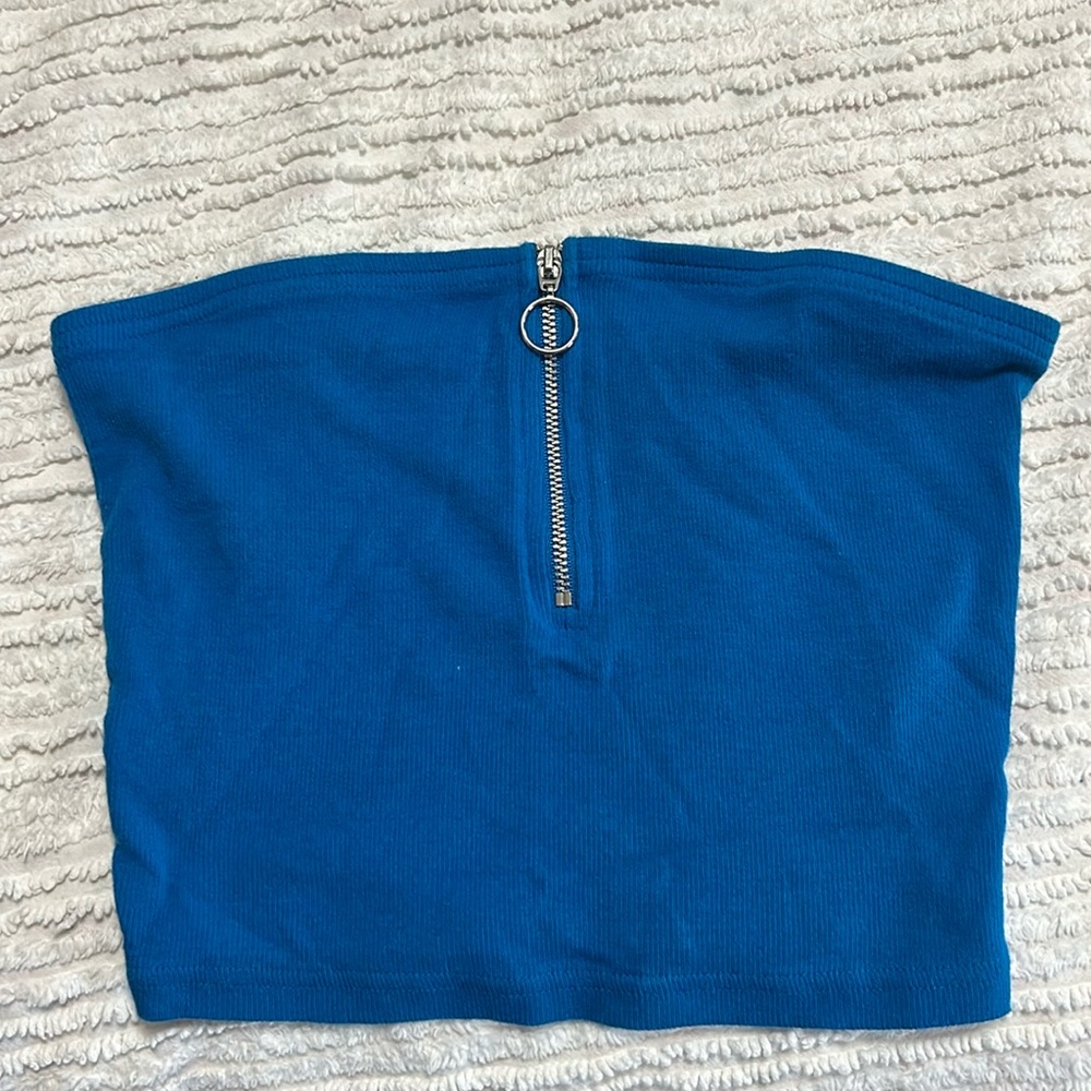 Pacsun Me To We Blue Tube Top (size small)